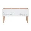 Bloomingville Salaam boekenbox 50x90 cm, Wit< Opbergoplossingen Voor De Kinderkamer