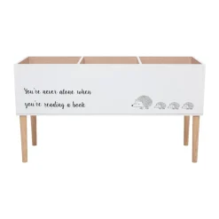 Bloomingville Salaam boekenbox 50x90 cm, Wit< Opbergoplossingen Voor De Kinderkamer
