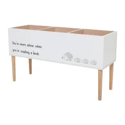 Bloomingville Salaam boekenbox 50x90 cm, Wit< Opbergoplossingen Voor De Kinderkamer