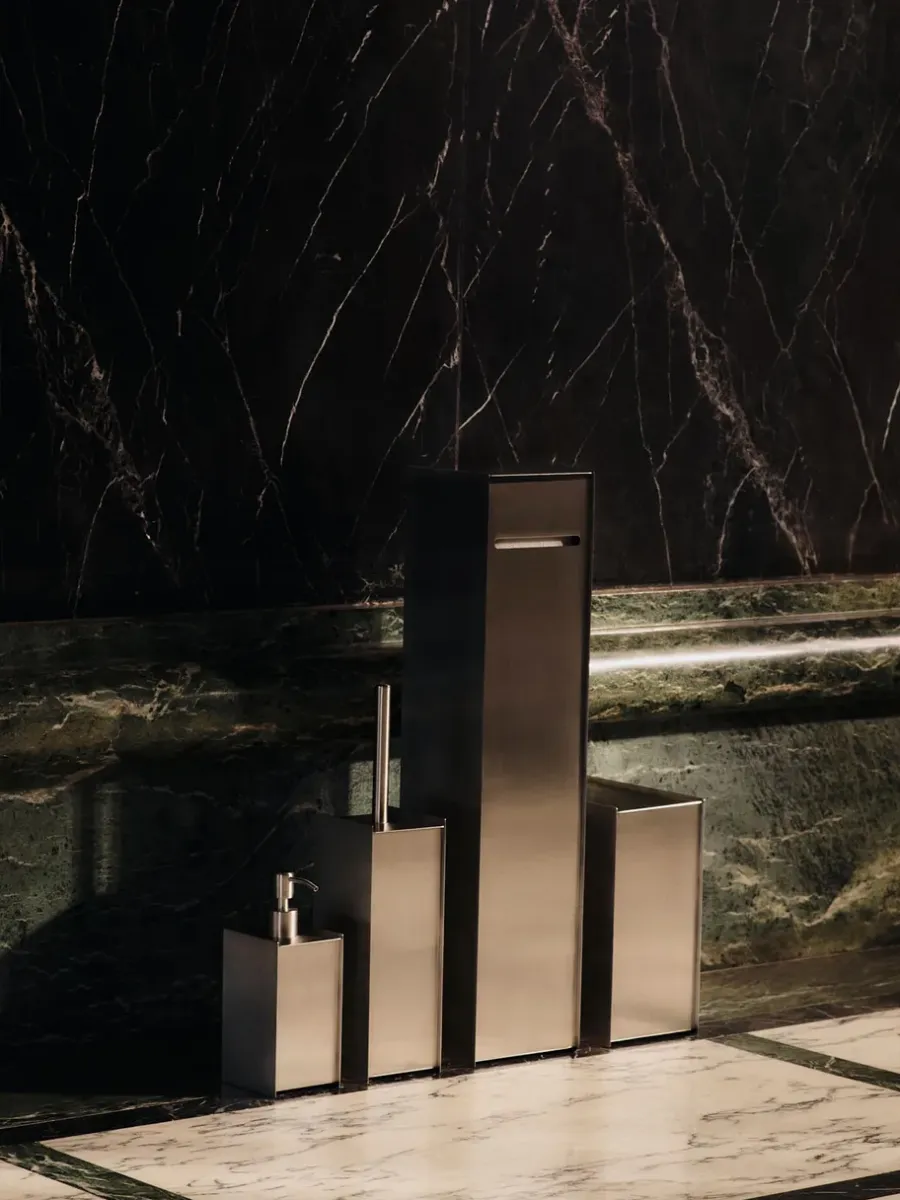 Ferm Living Sama toiletborstel, Brushed stainless steel< Toiletborstels