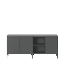 Montana Save sideboard, Anthracite 04-zwartgelakte poten< Tv- & Mediameubels|Ladekasten & Dressoirs