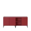 Montana Save sideboard, beetroot 165, zwartgelakte poten< Tv- & Mediameubels|Ladekasten & Dressoirs