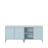 Montana Save sideboard, flint 148, verchroomde poten< Tv- & Mediameubels|Ladekasten & Dressoirs