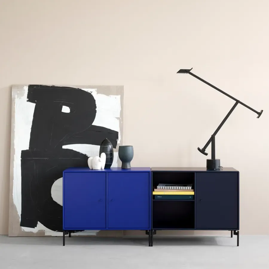 Montana Save sideboard, monarch 135, zwartgelakte poten< Tv- & Mediameubels|Ladekasten & Dressoirs