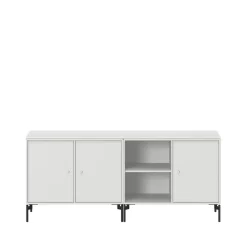 Montana Save sideboard, New white 101-zwartgelakte poten< Tv- & Mediameubels|Ladekasten & Dressoirs