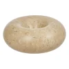 OYOY Savi marmer kandelaar small 4 cm, Beige< Kandelaars