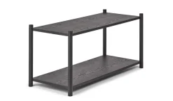 Gejst Sceene bookcase F, Zwartgebeitst eikenhout< Tv- & Mediameubels|Ladekasten & Dressoirs