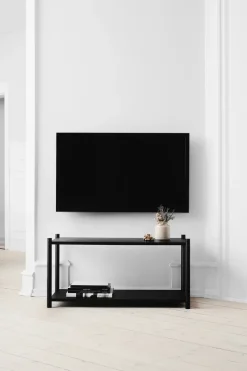 Gejst Sceene bookcase F, Zwartgebeitst eikenhout< Tv- & Mediameubels|Ladekasten & Dressoirs