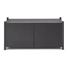 Gejst Sceene bookcase G, Zwartgebeitst eikenhout< Tv- & Mediameubels|Ladekasten & Dressoirs