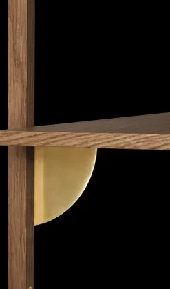 Ferm Living Sector plank L/S, Smoked Oak, brass< Planken & Planksystemen