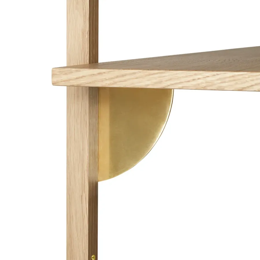 Ferm Living Sector plank S/L, Eiken-messing< Planken & Planksystemen