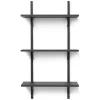 Ferm Living Sector plank S/L, Zwart essen-zwart< Planken & Planksystemen