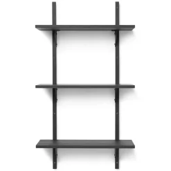 Ferm Living Sector plank S/L, Zwart essen-zwart< Planken & Planksystemen