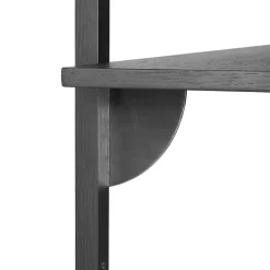 Ferm Living Sector plank S/L, Zwart essen-zwart< Planken & Planksystemen
