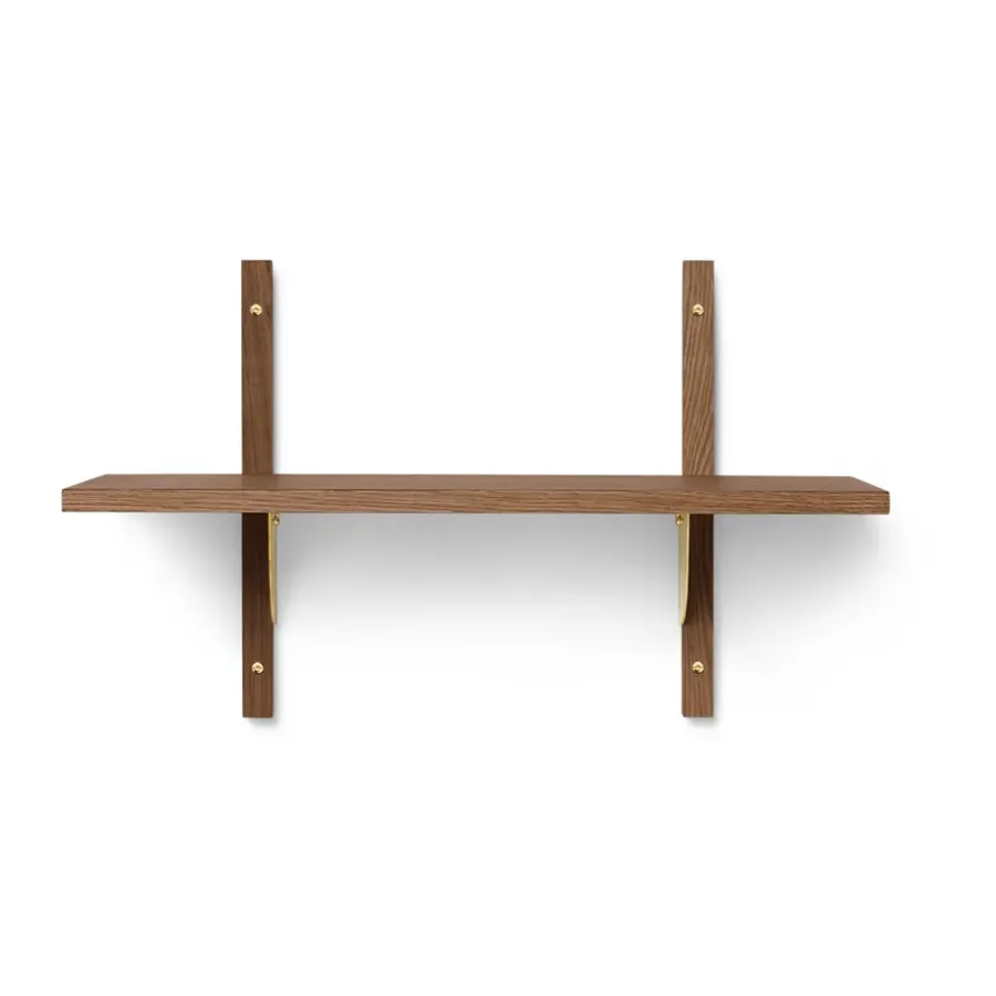 Ferm Living Sector plank S/S, Smoked Oak, brass< Planken & Planksystemen