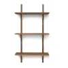 Ferm Living Sector plank triple narrow, Smoked Oak, brass< Planken & Planksystemen