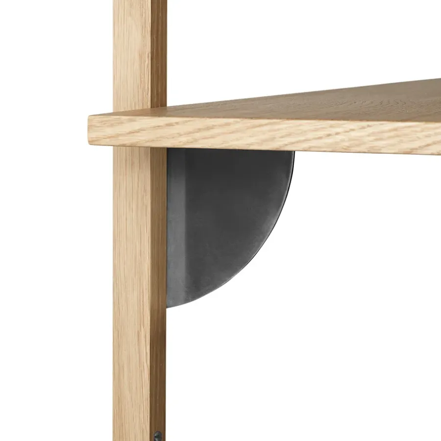 Ferm Living Sector plank triple wide, Eiken-zwart< Planken & Planksystemen