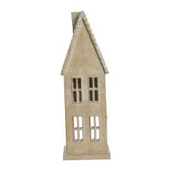 Lene Bjerre Seholia decoratiehuisje 28 cm, Antique Light gold< Kerstdecoraties