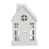 Lene Bjerre Seholia decoratiehuisje 17 cm, White< Kerstdecoraties
