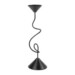 Broste Copenhagen Selma kandelaar 26,5 cm, Black< Kaarsenhouders & Kaarsenborden