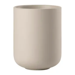 Zone Denmark Sensu tandenborstelbeker Ø7,4x9,5 cm, Sand< Tandenborstelhouders