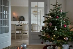 Lene Bjerre Serafina appel 17 cm, Lichtgoud< Kerstdecoraties