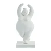 Lene Bjerre Serafina decoratie vrouw pirouette 28 cm, White< Decoratieve Accessoires