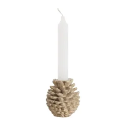 Lene Bjerre Serafina kandelaar 8 cm, Antiekgoud kaars< Kandelaars