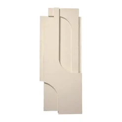 Kristina Dam Studio Serif Relief wanddecoratie L, Offwhite< Wanddecoraties