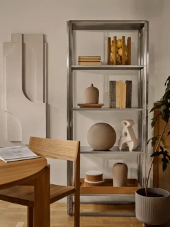Kristina Dam Studio Serif Relief wanddecoratie L, Offwhite< Wanddecoraties
