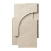 Kristina Dam Studio Serif Relief wanddecoratie M, Offwhite< Wanddecoraties