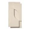 Kristina Dam Studio Serif Relief wanddecoratie S, Offwhite< Wanddecoraties