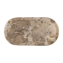 Bloomingville Shao dienblad marmer 24,5x12,5 cm, Natuur< Decoratieve Accessoires|Decoratieve Dienbladen