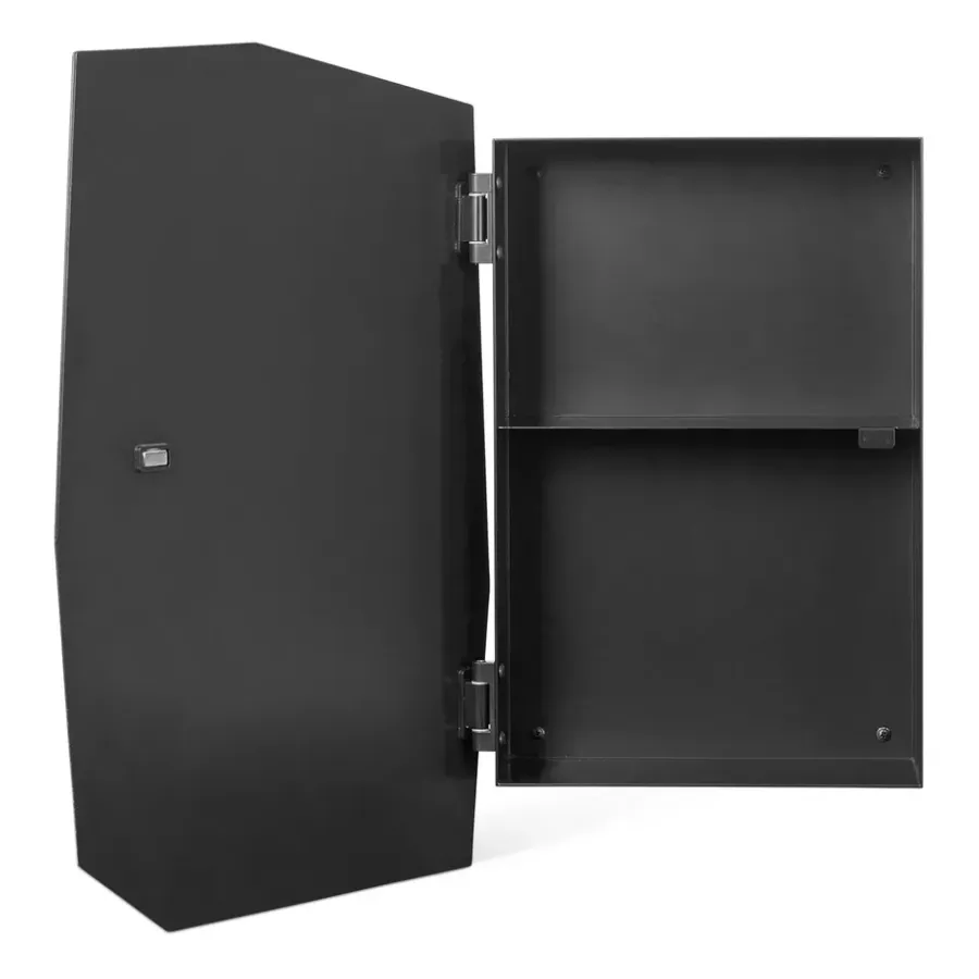 Ferm Living Shard spiegelkast 37,7x57,7 cm, Black< Wandspiegels