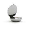 Design House Stockholm Shell theelichthouder, nikkel< Kaarsenhouders & Kaarsenborden