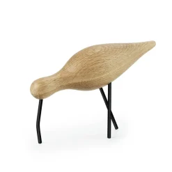 Normann Copenhagen Shorebird eiken-zwart, large< Houten Beelden