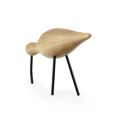 Normann Copenhagen Shorebird eiken-zwart, large< Houten Beelden