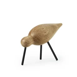 Normann Copenhagen Shorebird eiken-zwart, medium< Houten Beelden