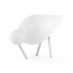 Normann Copenhagen Shorebird wit, klein< Houten Beelden