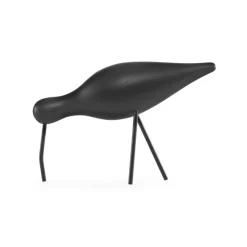 Normann Copenhagen Shorebird zwart, groot< Houten Beelden