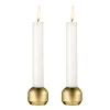 LIND DNA Silhouette kandelaar 34 2-pack, Goud< Kandelaars