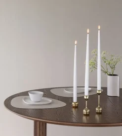 LIND DNA Silhouette kandelaar 34 2-pack, Goud< Kandelaars