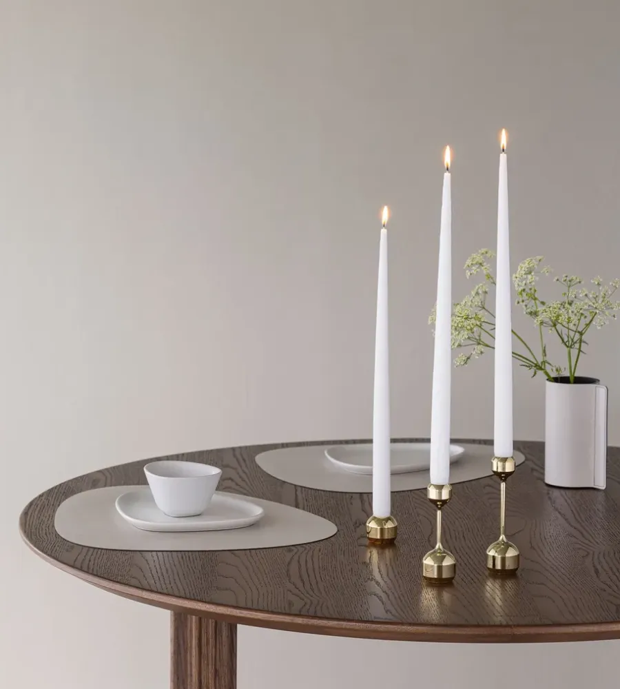 LIND DNA Silhouette kandelaar 34 2-pack, Goud< Kandelaars