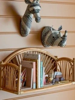 Bloomingville Silje wanddecoratie 17x34 cm, Giraffe< Wanddecoraties|Kinderkamer Interieuraccessoires