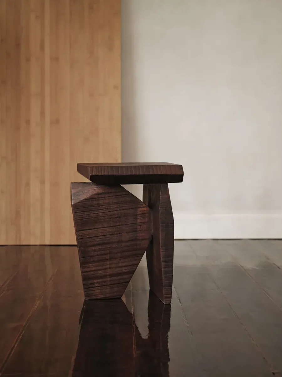 Ferm Living Silva Piece decoratie, Dark stained mango wood< Decoratieve Accessoires