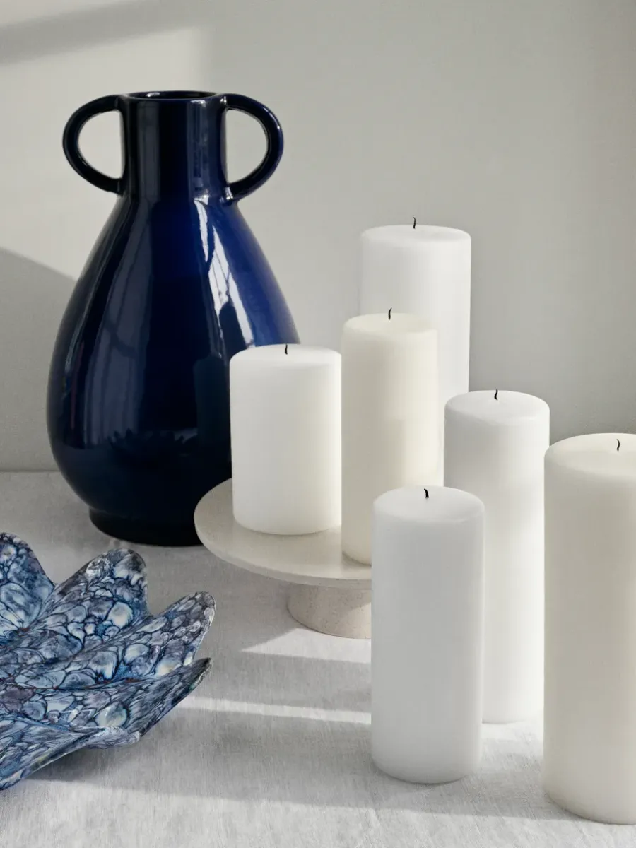 Broste Copenhagen Simi vaas 29 cm, Deep cobolt blue< Vazen