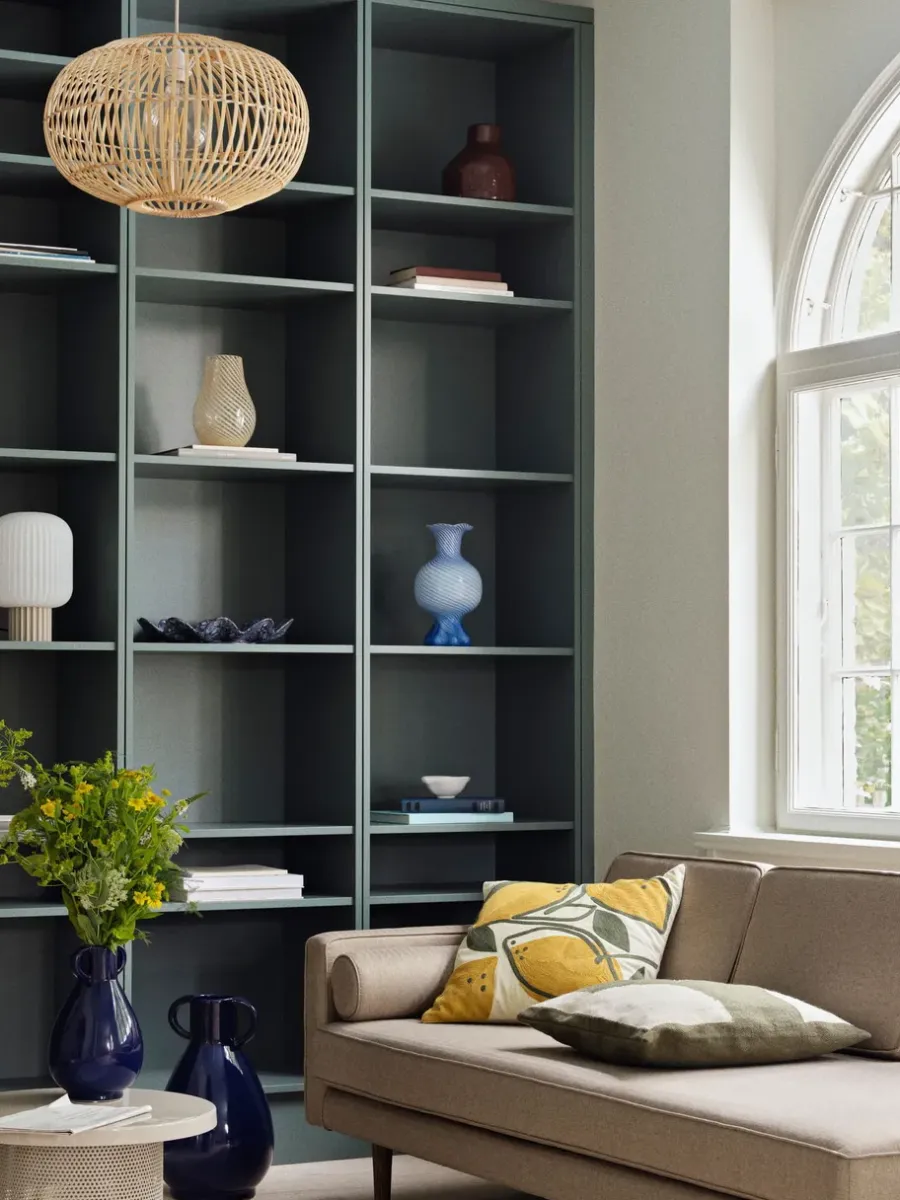 Broste Copenhagen Simi vaas 29 cm, Deep cobolt blue< Vazen