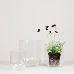 DBKD Simple glazen vaas large, Clear< Vazen