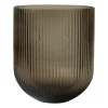 DBKD Simple Stripe glazen vaas brown, Large< Vazen