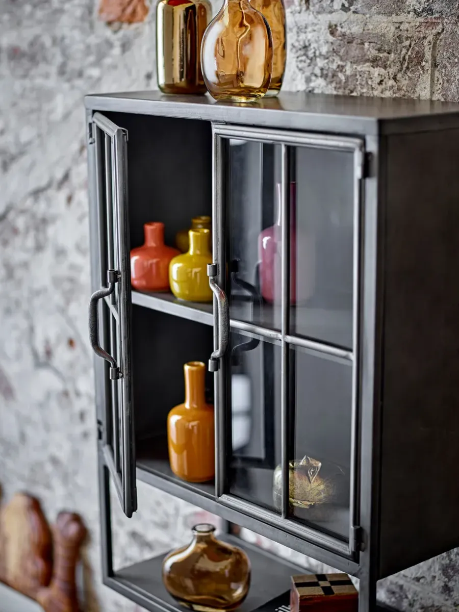 Bloomingville Sindre kast 46x21,5x61 cm, Black, metall< Kasten & Vitrines